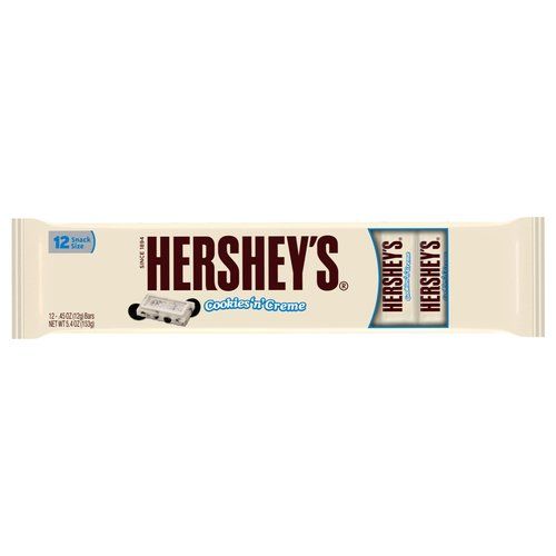 Hershey's, Snack-Size Cookies 'N' Creme Candy Bars, 0.45 Oz., 12 Ct. - Walmart.com | Walmart (US)