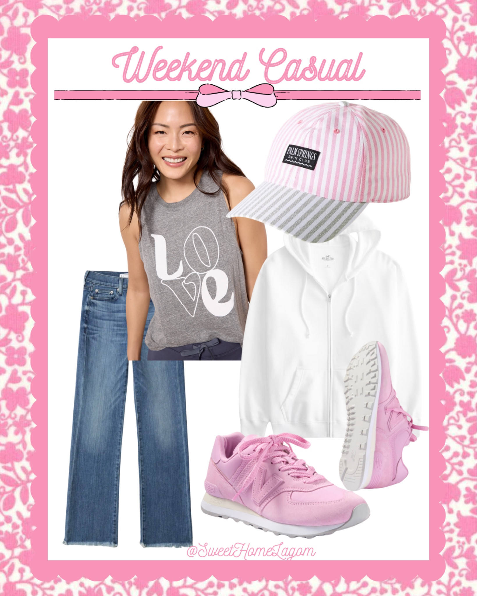 How adorable is this weekend casual outfit? These sneakers are the perfect color!! 






decor inspiration | grandmillennial | southern living | chinoiserie | home decor | coastal | traditional | classic | granny chic | blue and white | pink bows | ruffle | preppy style | winter outfit | sneakers | living room | bedroom | jeans | bedding | lilly pulitzer | girly | loveshackfancy 

#LTKshoecrush #LTKstyletip #LTKsalealert