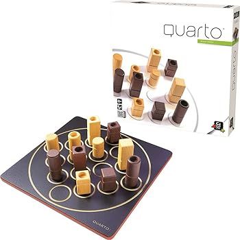 Quarto | Strategy Game for Adults and Families | Ages 8+ | 2 Players | 15 Minutes | Amazon (US)
