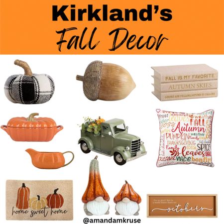 Kirkland’s fall decor on sale. 

#LTKunder100 #LTKSeasonal #LTKhome