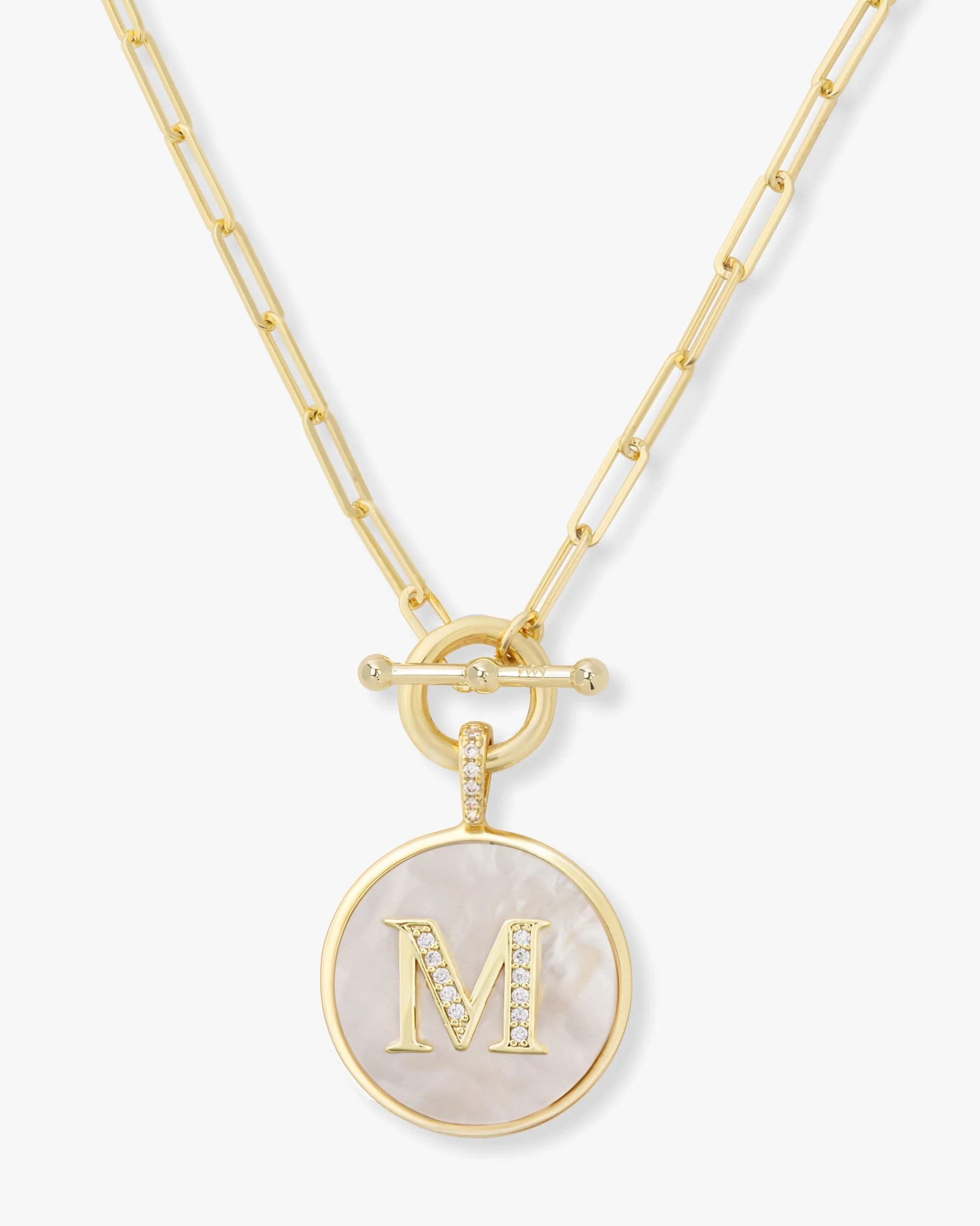Love Letters Medallion Necklace - Gold - M | Melinda Maria Jewelry