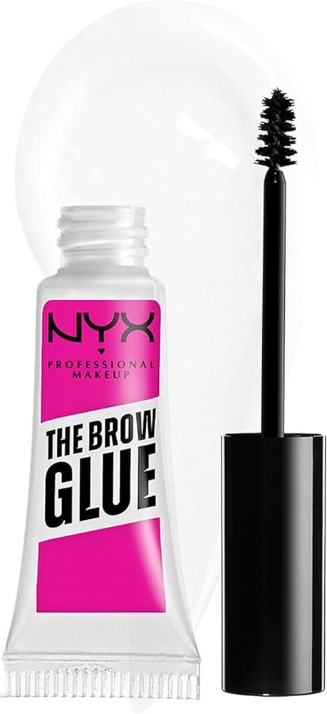 NYX PROFESSIONAL MAKEUP The Brow Glue, Extreme Hold Eyebrow Gel - Clear | Amazon (US)