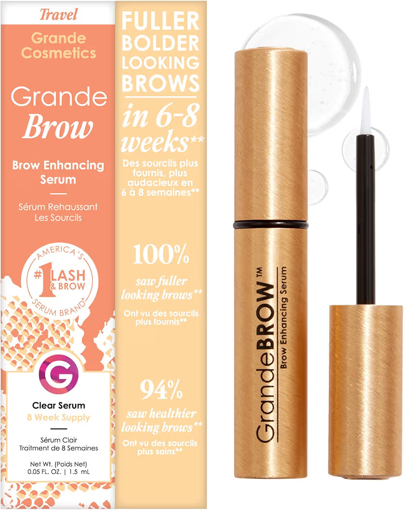 Grande Cosmetics GrandeBROW Brow Enhancing Serum For Fuller, Bolder, Looking Eyebrows - Brow Seru... | Amazon (US)