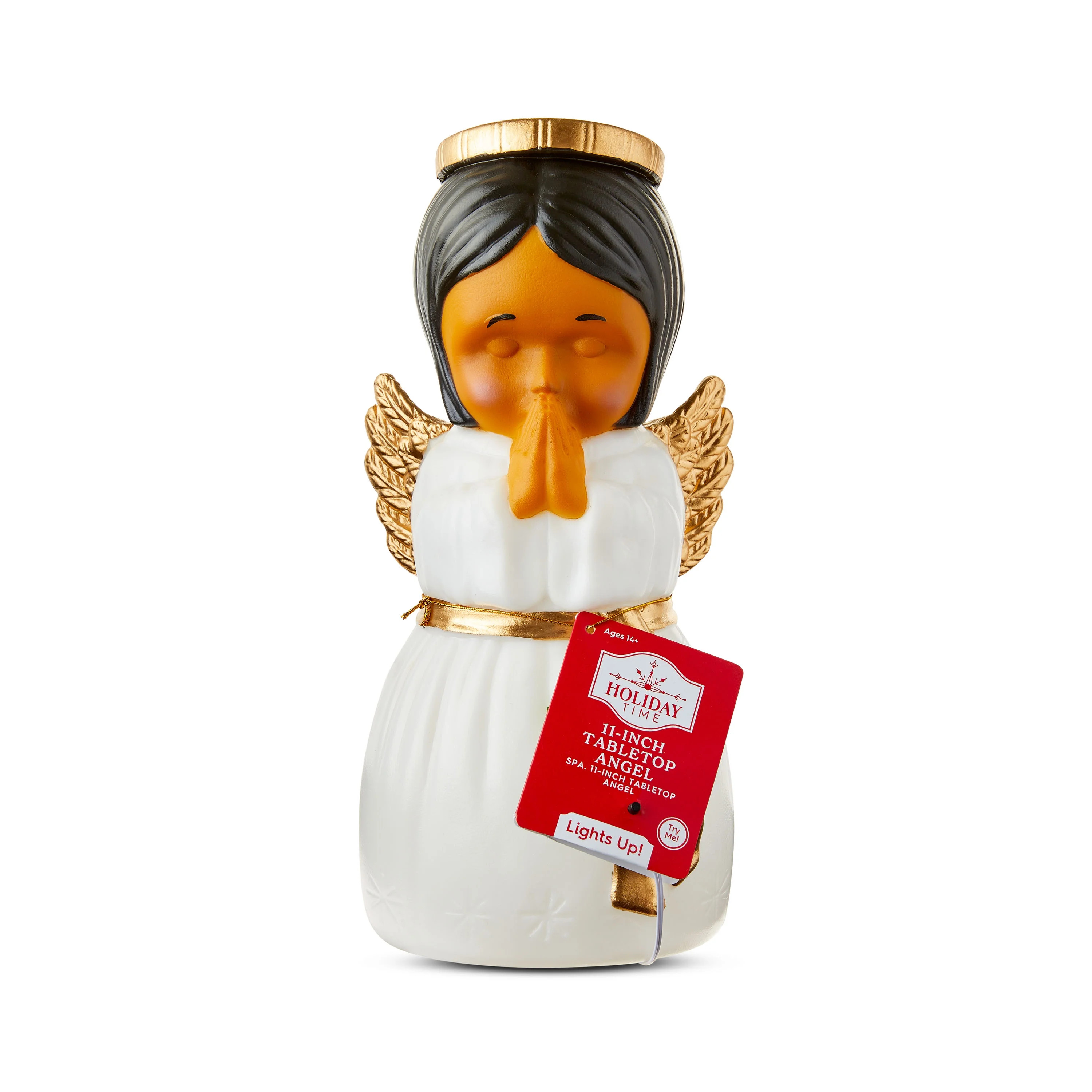 Light-up Christmas Angel Blow Mold, 11 in, by Holiday Time | Walmart (US)