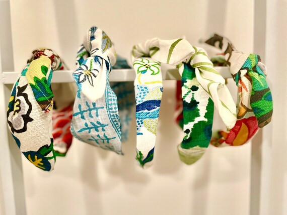 Handmade Schumacher Interior Design Fabric Headbands | Etsy Canada | Etsy (CAD)