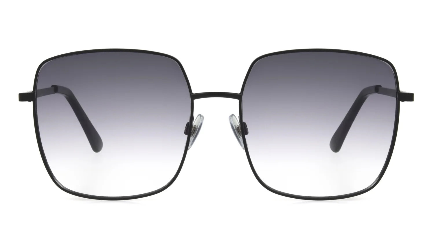 Foster Grant Women's Square Matt Black Adult Sunglasses - Walmart.com | Walmart (US)