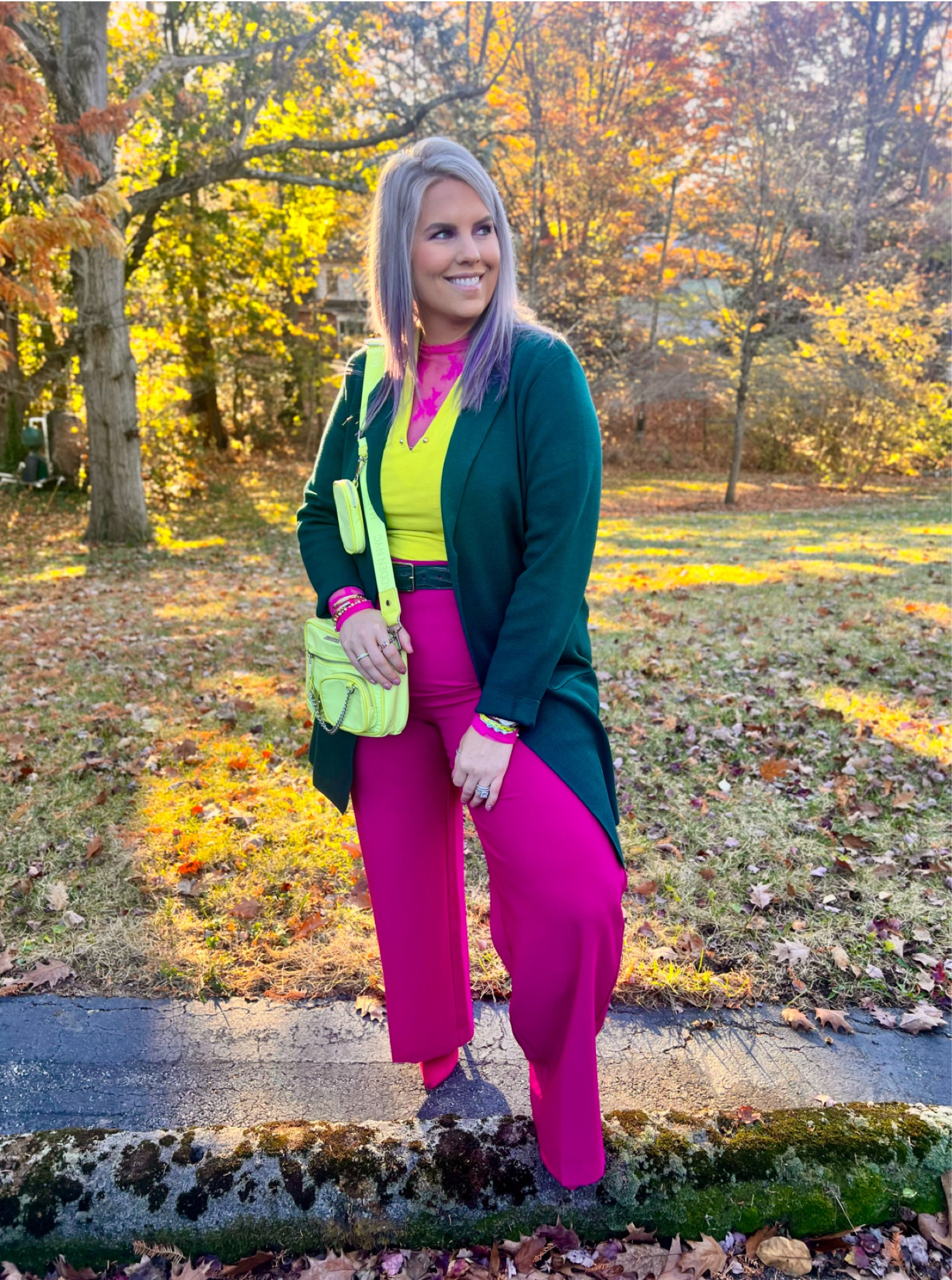 ✨SIZING•PRODUCT INFO✨
⏺Teal Coatigan - L - TTS @amazonfashion
⏺Hot Pink Lace Layering Top - XL - runs small @freepeople
⏺Hot Pink Wide Leg Pants ~ no longer available from @walmartfashion but linked similar options from @amazonfashion
⏺Neon Yellow Crossbody Bag ~ no longer available from @walmartfashion but linked similar options from @amazonfashion
⏺Neon Yellow Tank Top ~ no longer available but linked similar options from @amazonfashion

Neon outfit, fall outfit, winter outfit, elevated casual outfit, women's fashion, midsize queen #under10 #under20 #under30 #under40 #under50 #under60 #under75 #under100 #affordable #budget #inexpensive #size14 #size16 #size12 #medium #large #extralarge #xl #curvy #midsize #pear #pearshape #pearshaped budget fashion, affordable fashion, budget style, affordable style, curvy style, curvy fashion, midsize style, midsize fashion #amazon #amazonfashion amazon finds, amazon find, amazon style, amazon fashion, amazon clothing, amazon outfit, found it on amazon, amazon fashion finds, amazon summer, amazon spring, amazon fall, amazon winter, amazon outfit inspo, amazon outfit inspiration, amazon curves, amazon curvy, curvy amazon, midsize amazon, amazon midsize, amazon ootd, amazon shopping, new on amazon

#LTKStyleTip #LTKSeasonal #LTKFindsUnder50