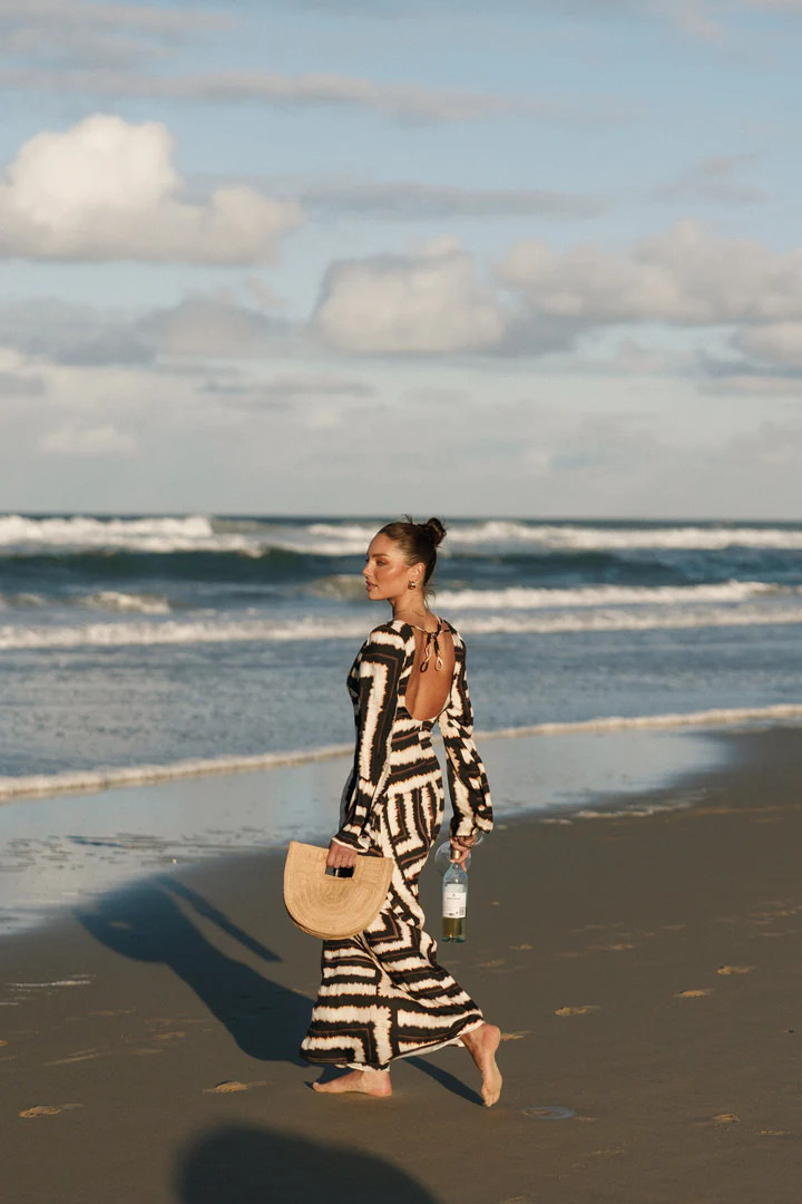 Azure Maxi Dress - Noria Print | Petal & Pup (US)