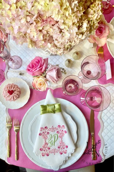 Celebrate this upcoming Galentine’s Day and Valentine’s Day with a beautifully decorated pink or red Tablescape. This Tablescape is built to inspire you to create your own stunning and unique Galentine’s Day or Valentine’s Day table for a dinner or brunch party. GALENTINES DAY. VALENTINES DAY. VALENTINES DAY DECOR. GALENTINES DAY DECOR. 

#LTKhome #LTKSeasonal #LTKparties