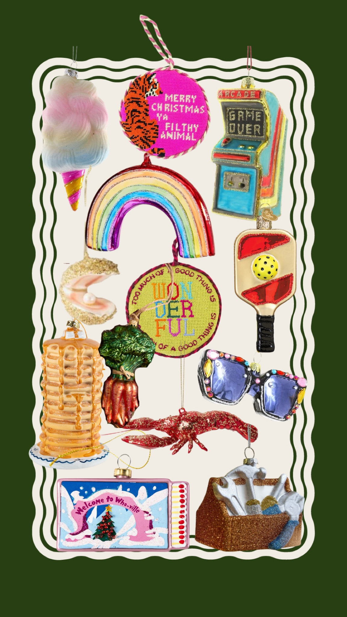 Joe & I do an ornament exchange every year & then give the kids one & it’s one of my favorite traditions. It  can be something to remind you of the person or an event or trip you took that year ❤️ 

#LTKFindsUnder50 #LTKGiftGuide #LTKHoliday