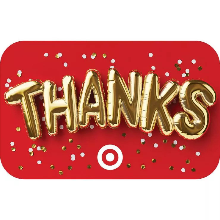 Balloon Thanks Target GiftCard | Target