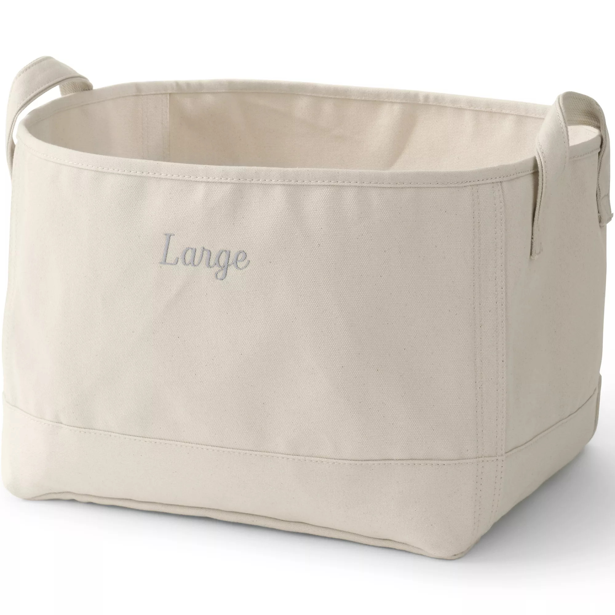 Large Canvas Storage Tote | Lands' End (US)