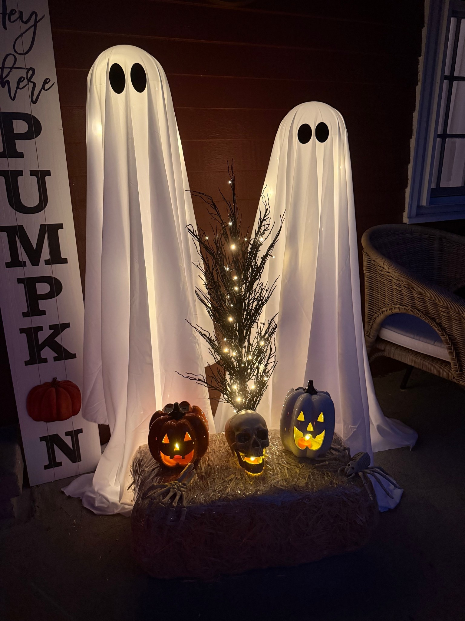 The cutest light up ghosts for your porch this Halloween! 👻👻👻

#LTKHome #LTKHalloween #LTKSeasonal