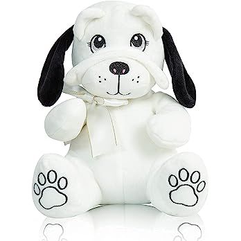 TORMAYS Boxer Dog Stuffed Animal, Soft Plush Puppy Dog Cuddler Toy - 11", White | Amazon (US)