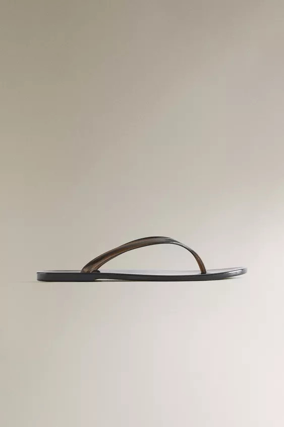 FLAT JELLY SANDALS | Zara UK