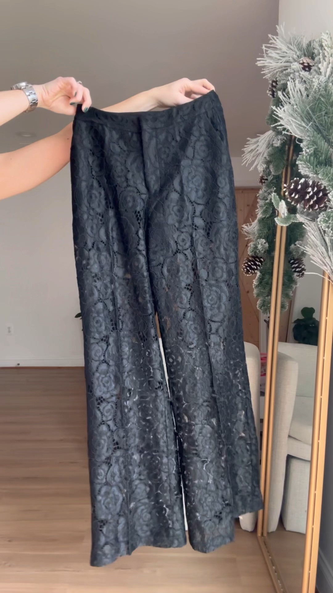 Styling this lace set. The lace pants are viral on Pinterest. Absolutely love that these lace pants comes with the shorts under. You can wear the lace blazer with just the bra under or with a top under like I’m wearing it. Add a waist belt to elevate the look. Wearing size 2 in both pieces. 

Jewelry by Melinda Maria use IRIS10 fir a discount !

@bebe #bebe #bebepartner #bebebabe 

#LTKHoliday #LTKsalealert #LTKVideo