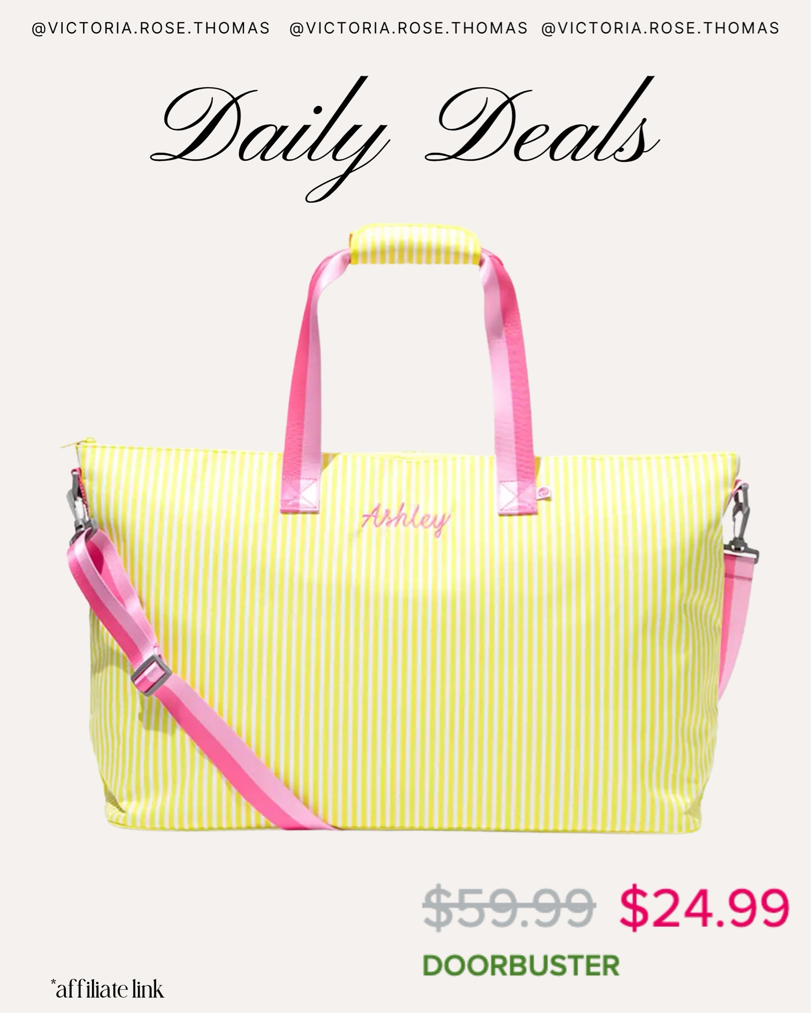 Weekender
Monogram weekender
Marley Lilly 
Stylewithnosecrets 

#LTKSaleAlert #LTKTravel #LTKMothersDay