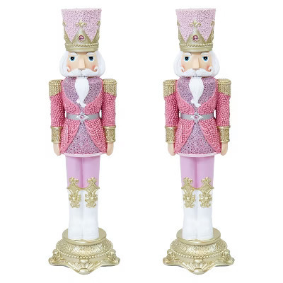Sunnydaze 37" Kenneth the Princely Christmas Nutcracker Statue - 2Pk | Target