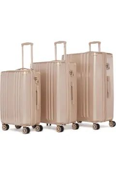 Ambeur 3-Piece Metallic Luggage Set | Nordstrom