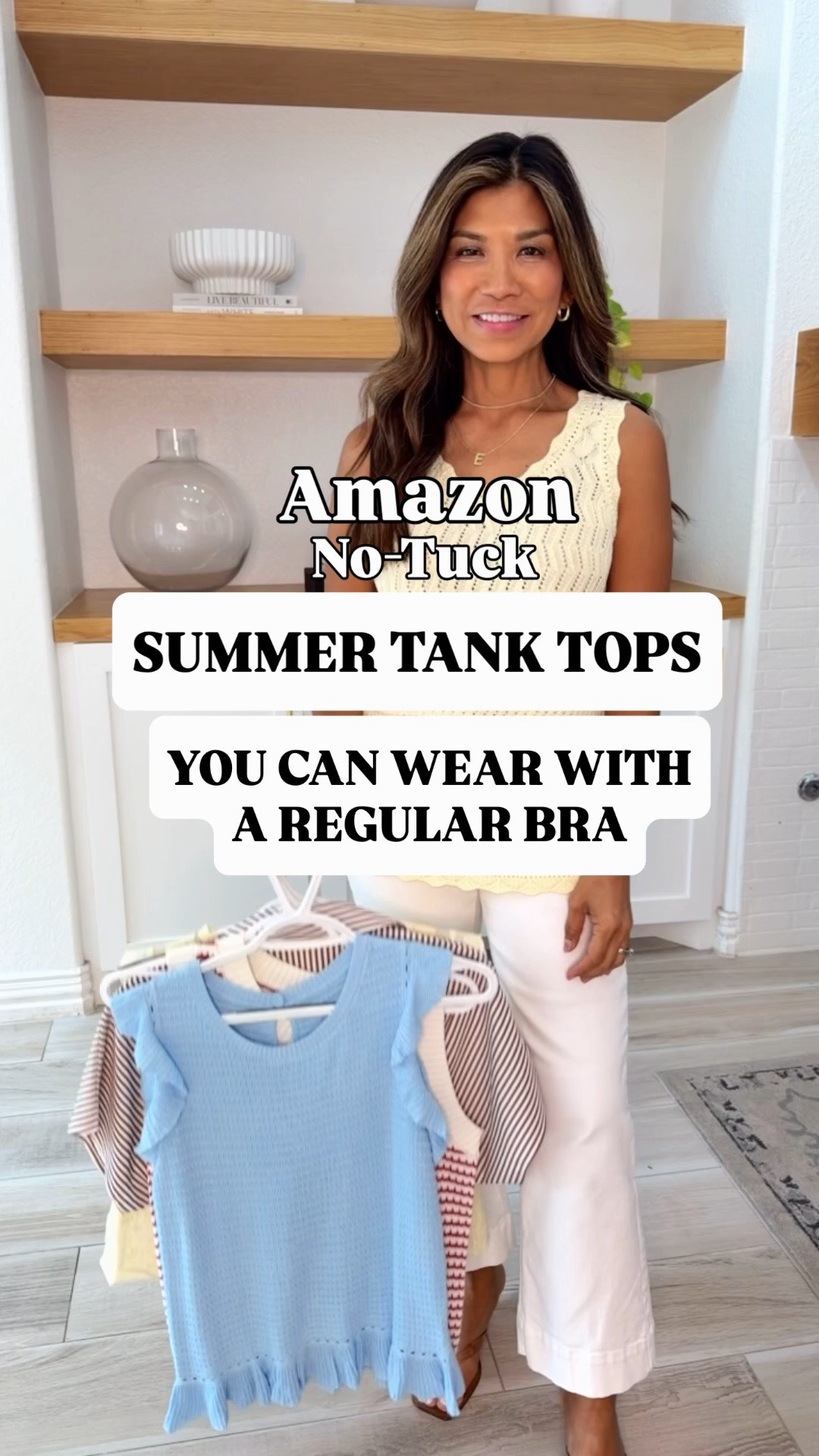 I’m 5’2” 118#ish for reference 
White jeans in XS tts (these are cropped just fyi).
Blue jeans in size 26 tts, length is 28”, wash is Frosted Blue.
All summer tank tops in size small tts.
Sandals tts.
All Accesories are linked.
Summer outfits, workwear tops, Amazon finds, over 50 style, midlife fashion, petite fashion,midlife women, affordable fashion, fashion over40

#LTKOver40 #LTKPetite #LTKWorkwear