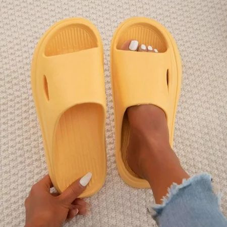 〖Jisuan〗Cushionaire Sandals Women Cloud Slides For Women Shower Slippers Bathroom Sandals Extremely  | Walmart (US)