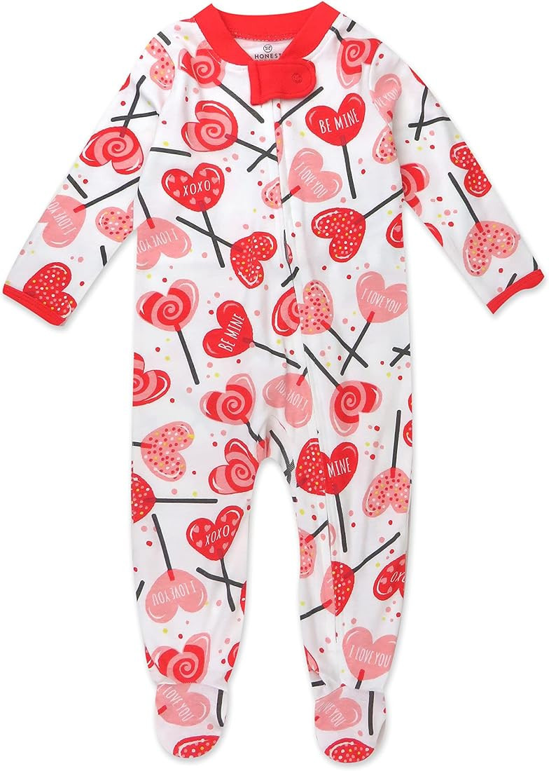 HonestBaby Sleep and Play Footed Pajamas One-Piece Sleeper Jumpsuit Zip-Front Pjs 100% Organic Co... | Amazon (US)