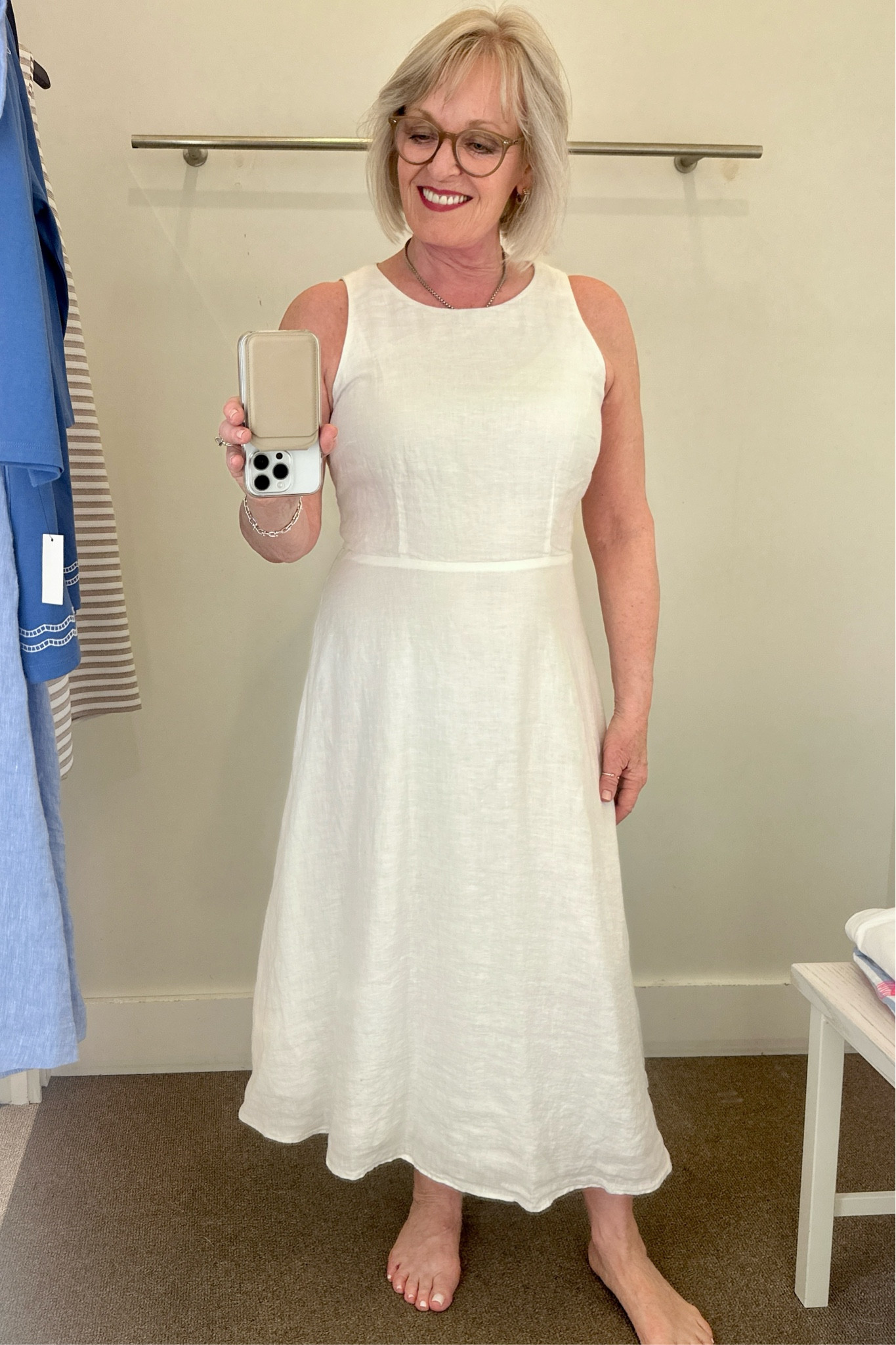 Great dresses at Talbots all on sale. This one is linen and fully lined. Wearing size 8
Comes in reg, petite and plus sizes  

#LTKOver40 #LTKMidsize #LTKSummerSales