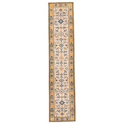 One-of-a-Kind 2'7'' x 11'9'' 1970s Area Rug in Beige/Blue | Wayfair North America