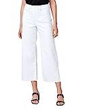 PAIGE Women's Anessa Ultra HIGH Rise ANKL Jean W/Patch Pockets + RAW Hem, Crisp White, 29 | Amazon (US)