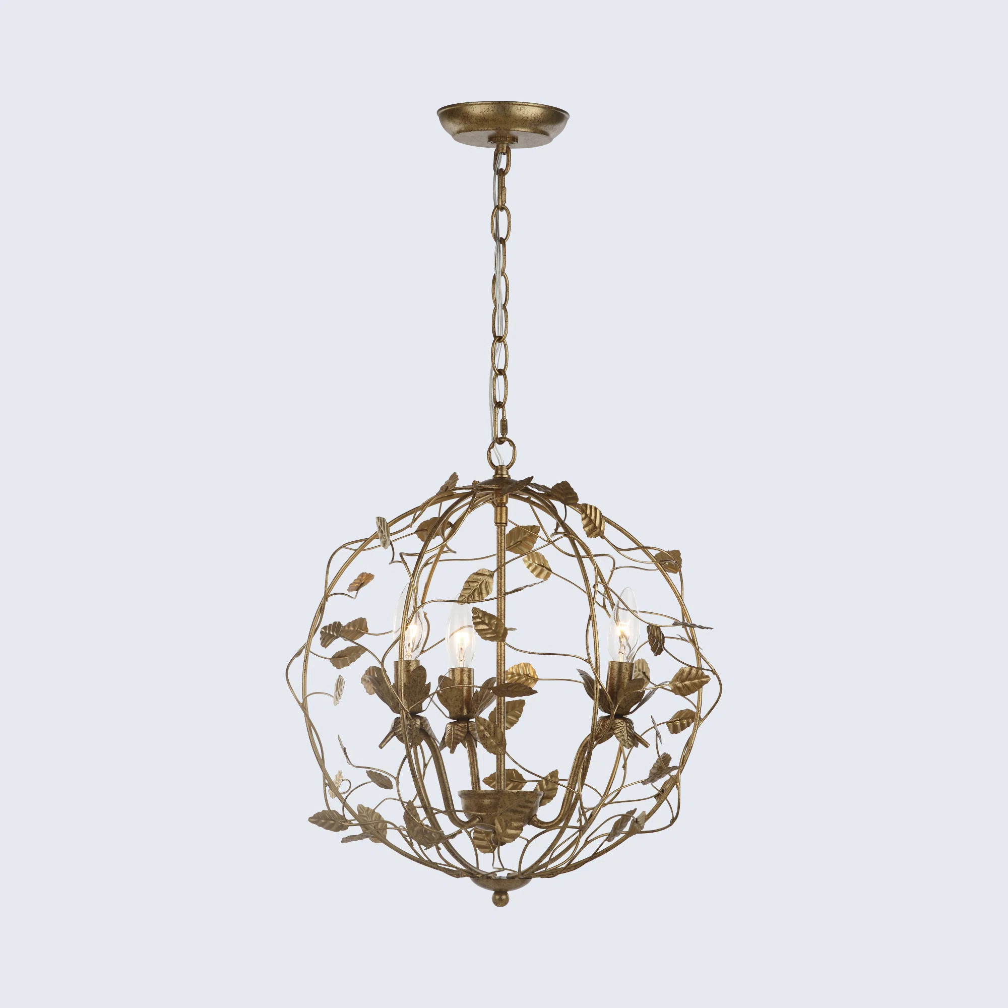 Gabby 3 - Light Dimmable Globe Chandelier | Wayfair North America