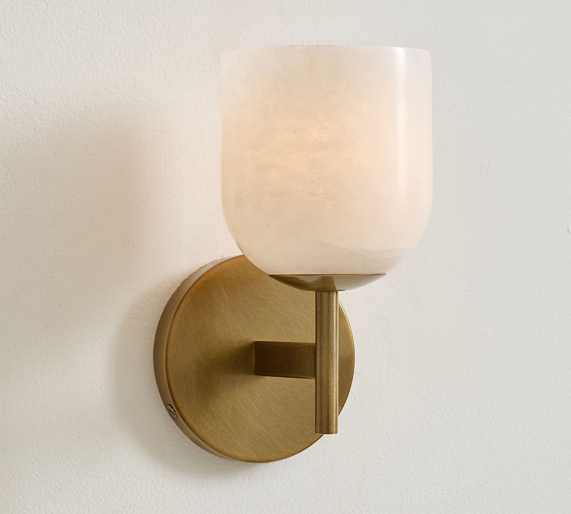 Cooper Cloche Alabaster Single Sconce (9") | Pottery Barn (US)