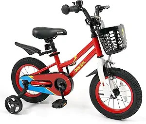 BABY JOY Kids Bike, 12 14 16 18 Inch Boys Girls Bike for 3-8 Years w/Training Wheels, 20 Inch Chi... | Amazon (US)