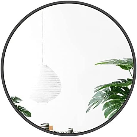 Round Wall Mirror,36" Large Black Wall Mounted Circle Mirror for Washroom,Entryways,Living Rooms,... | Amazon (CA)