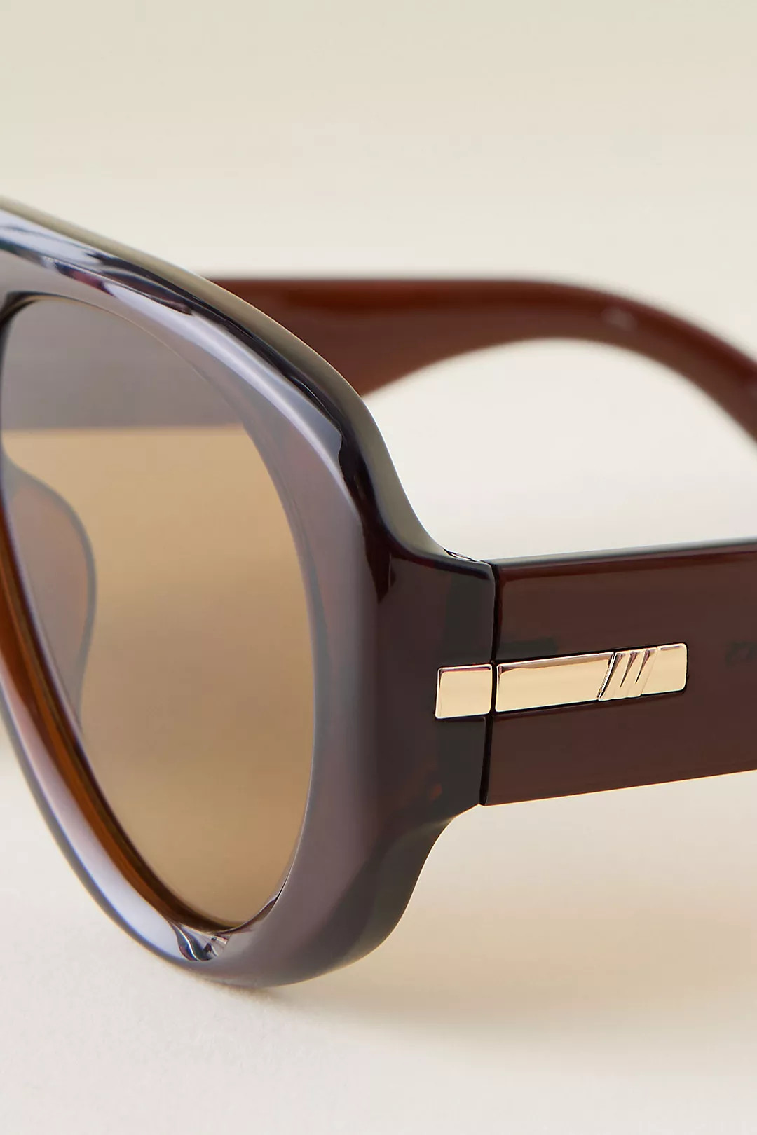Le Specs Dream Boat Oversized Aviator Sunglasses | Anthropologie (UK)
