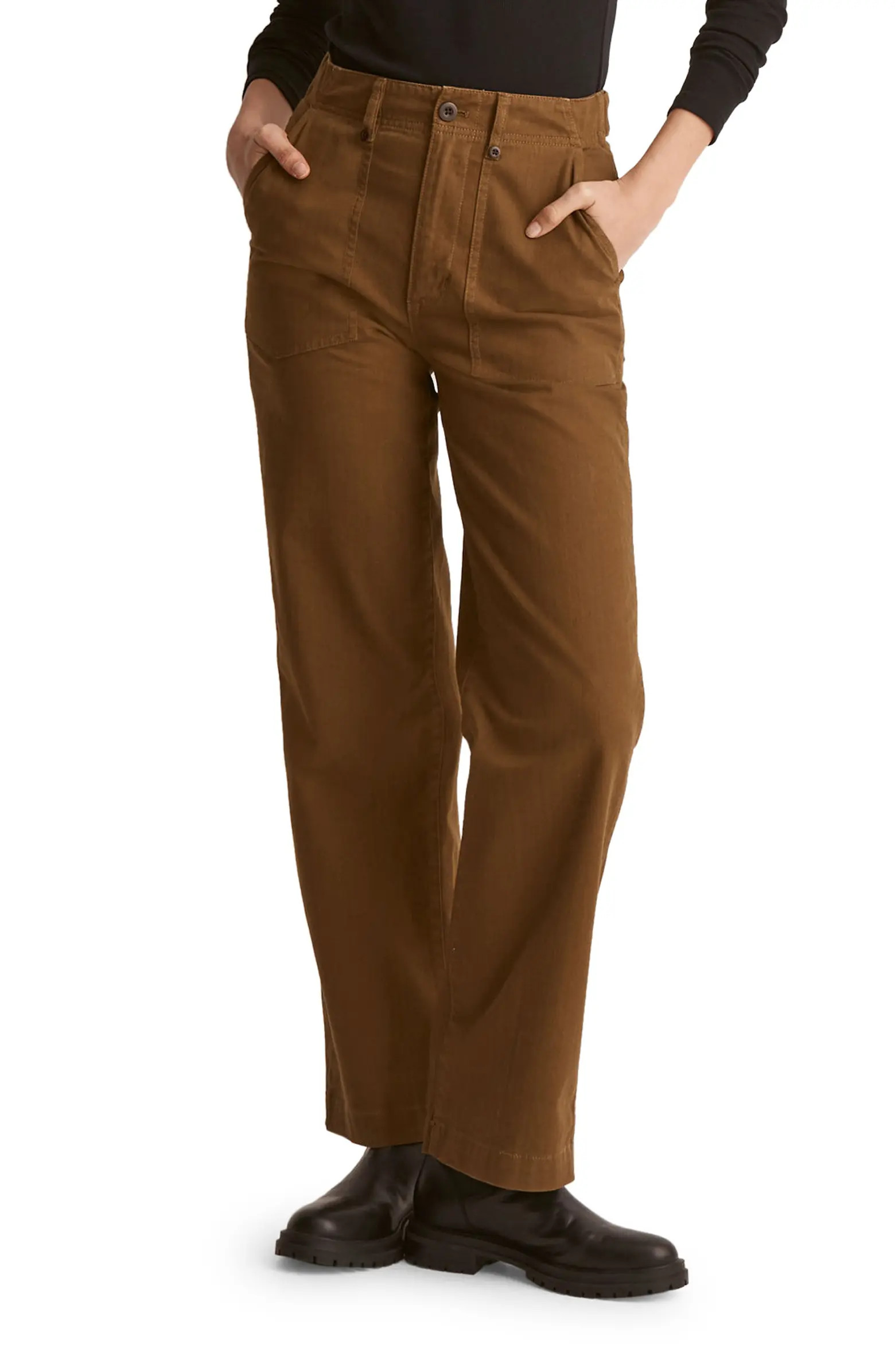 Madewell The Perfect Utility Edition Wide Leg Pants | Nordstrom | Nordstrom