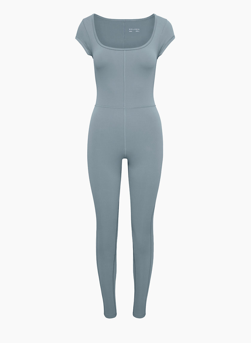 Golden Women's Life Divinity Shortsleeve Jumpsuit in Umbra Blue | Large | Aritzia