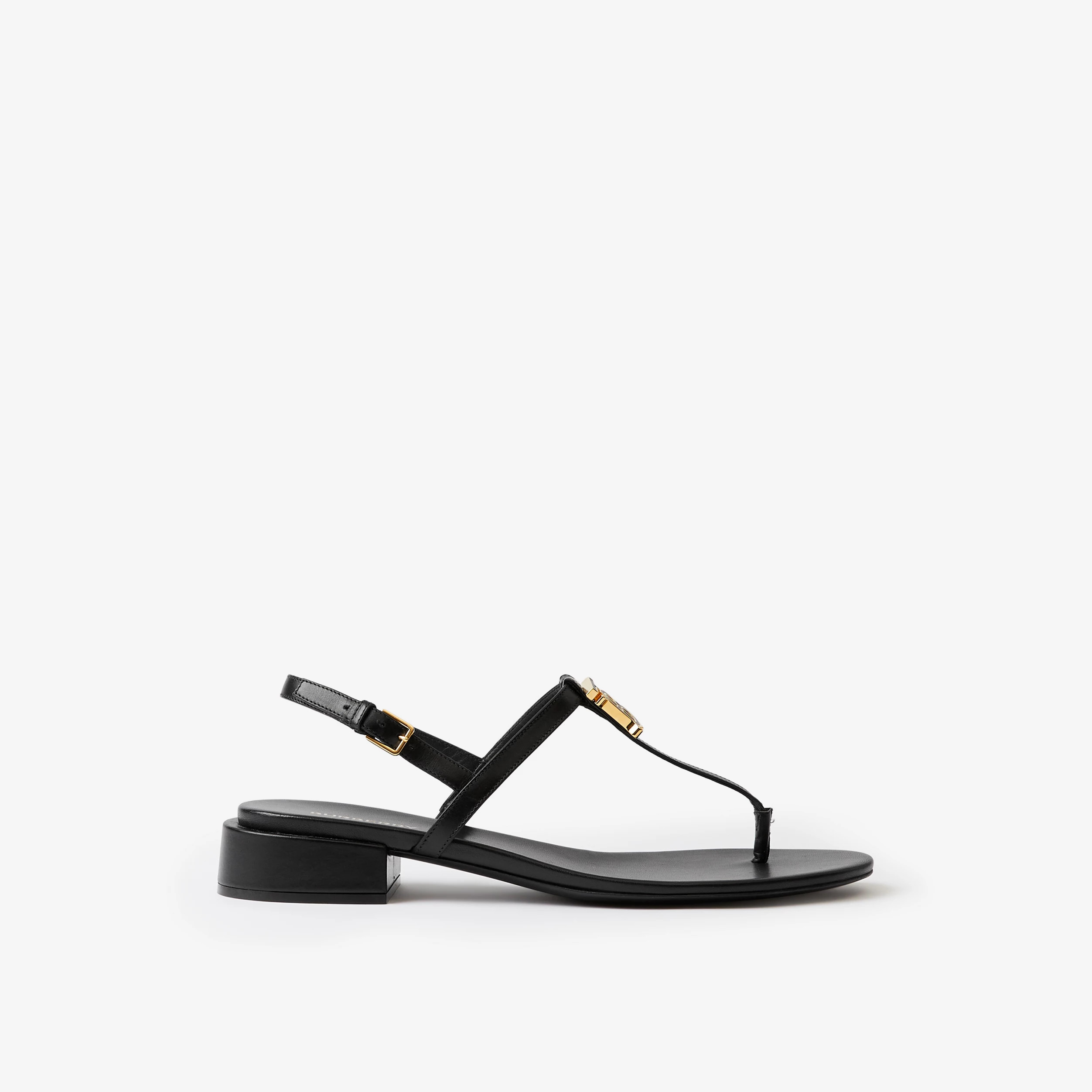 Monogram Motif Leather Sandals | Burberry (US)