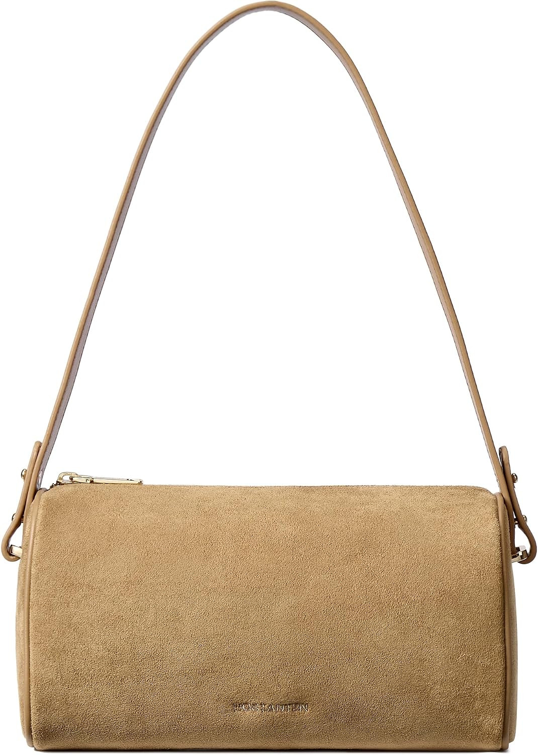 BOSTANTEN Shoulder Bag for Women Suede Leather Crossbody Purse with 2 Strap | Amazon (US)