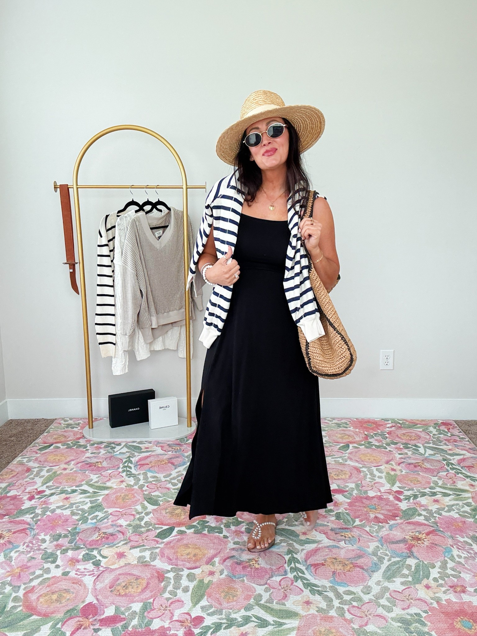 • small dress
• medium striped sweater - oversized 

#LTKFindsUnder50 #LTKSaleAlert #LTKSeasonal