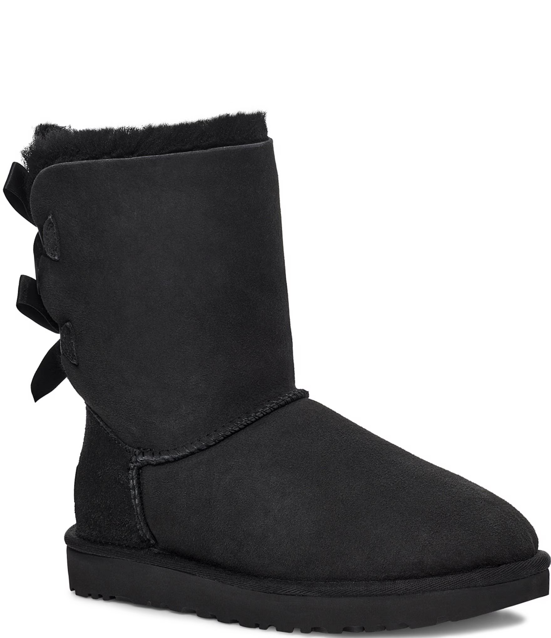 Bailey Suede Bow II Water-Repellent Boots | Dillard's