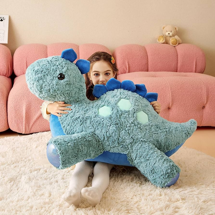Giant Stegosaurus Stuffed Animal Plush Soft Toy,30" Large Dinosaur Toys Jumbo Cute Big Size Huge ... | Amazon (US)
