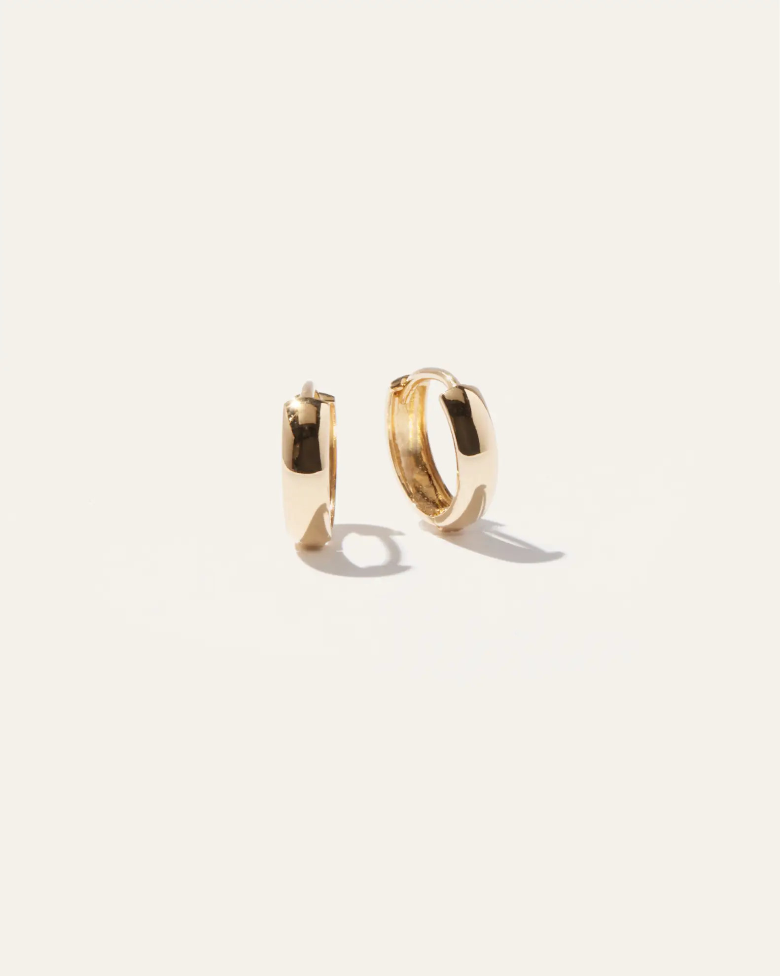 14K Gold 12mm Bold Hoops | Quince