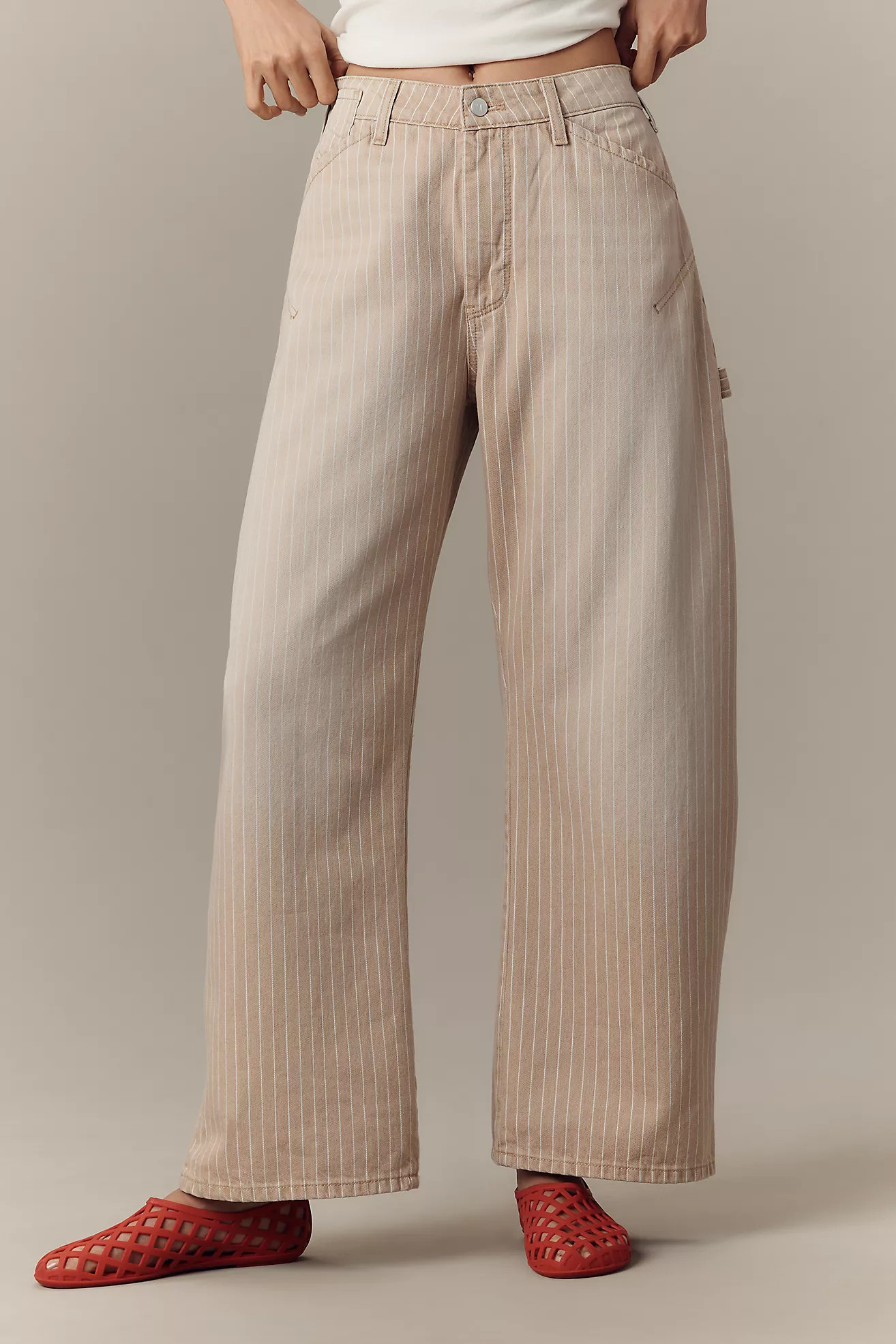 Pilcro High-Rise Carpenter Barrel Jeans | Anthropologie (US)