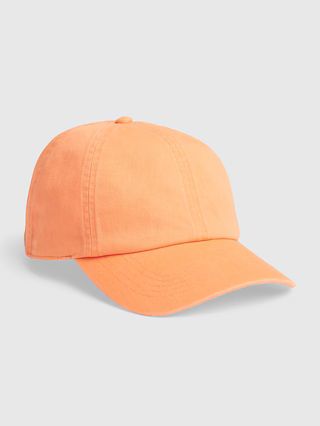 100% Organic Cotton Washed Baseball Hat | Gap (US)