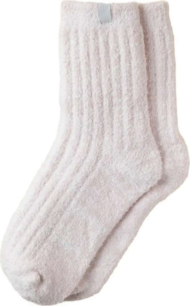Marshmallow Crew Socks with Grippers | Nordstrom