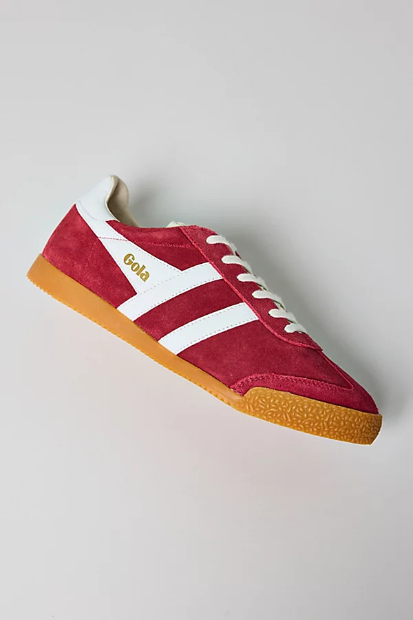 Gola Men's Elan Suede Sneaker in Deep Red/White, Men's at Urban Outfitters | Urban Outfitters (US and RoW)