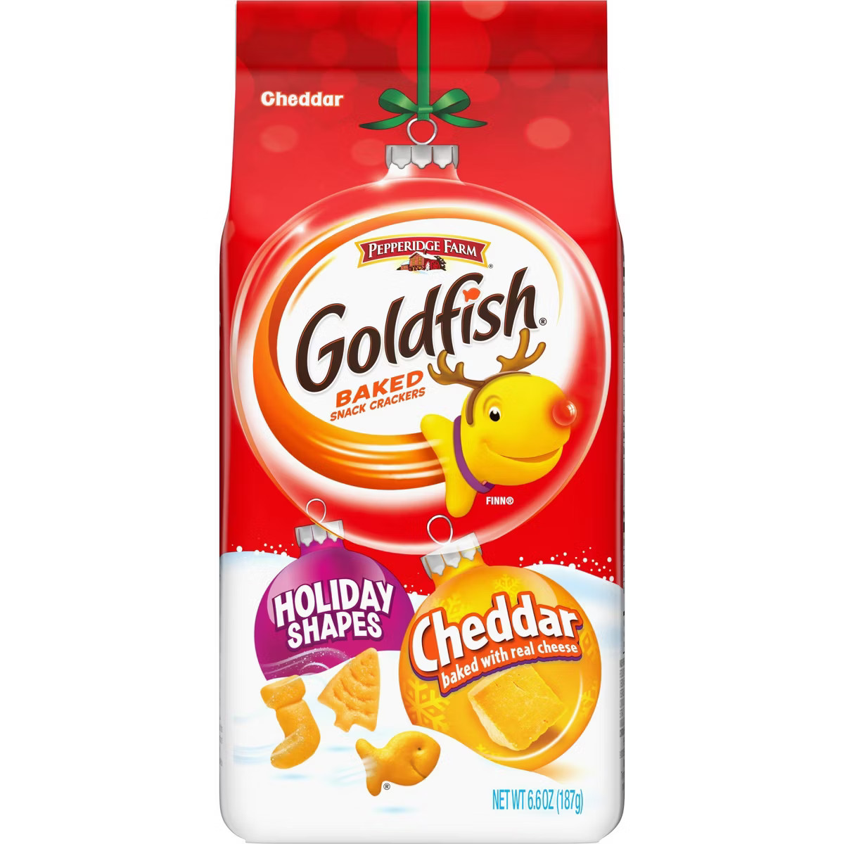 Pepperidge Farms Goldfish Christmas Shapes Cheddar Crackers - 6.6oz | Target