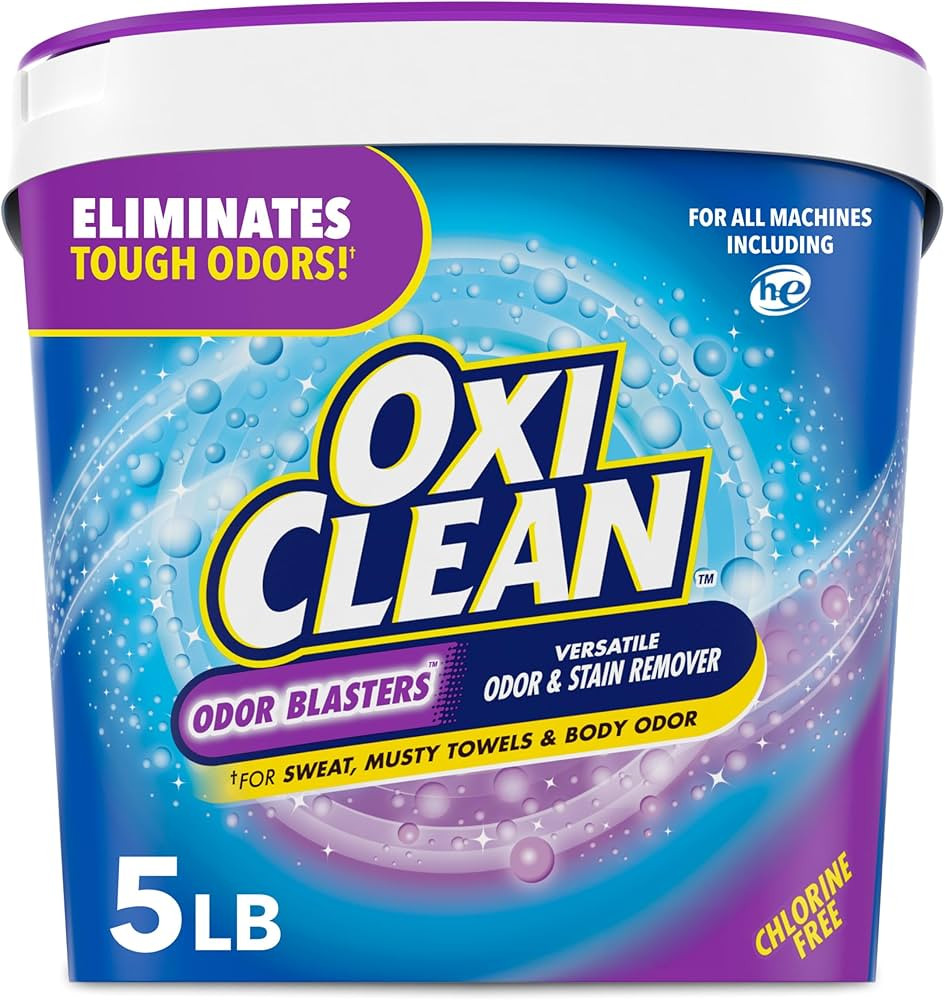 OxiClean Odor Blasters Versatile Odor and Laundry Stain Remover Powder, 5 lb | Amazon (US)