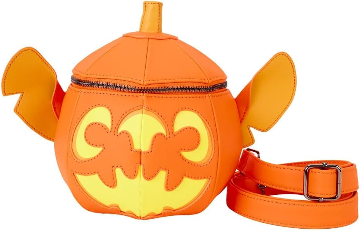 Loungefly Disney Stitch Pumpkin Head Figural Glow Crossbody Bag | Amazon (US)