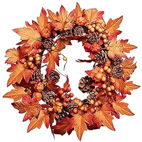 Hanizi Fall Front Door Wreath 20... | Amazon (US)